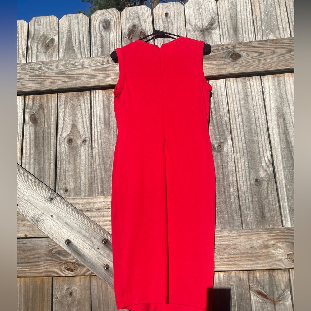 Escada Red Midi Dress - Picture 5 of 16